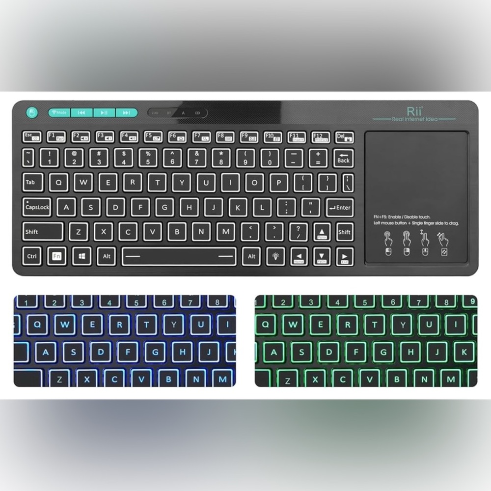 Dual Mode) Rii RT518S Wireless and Bluetooth